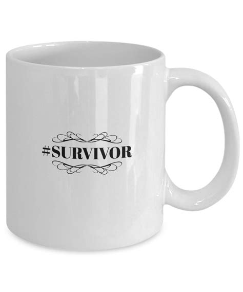 Survivor mug héros cancer mug beat cancer mug his gift Etsy