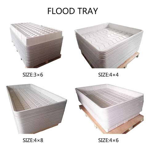 Nursery Abs Plastic Ebb Fodder Hydroponic Trays48 Large Flood Grow