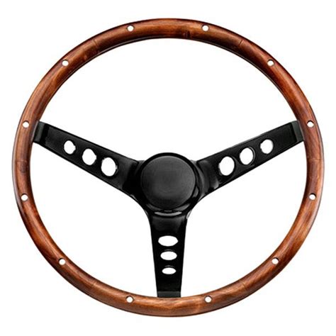 Grant® 3 Spoke Classic Wood Style Steering Wheel With Walnut Hardwood