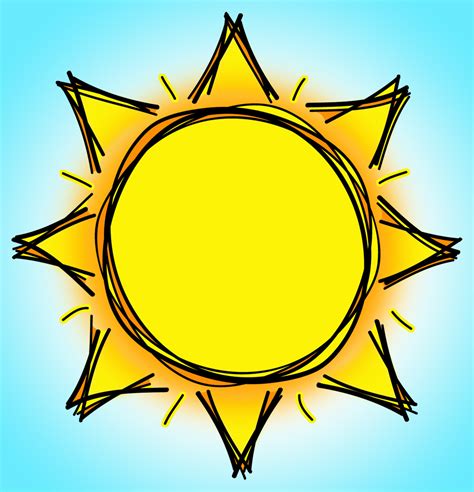 Sun Clipart Decorative Clip Art Vector Clipartix