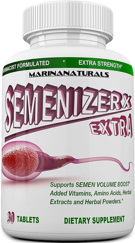 Amazon Com Semenizerx Extra Loaded Semen Volumizer For Male And