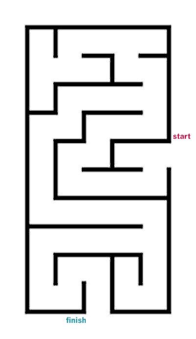 Mazes To Print Easy Rectangle Mazes In 2021 Mazes For Kids