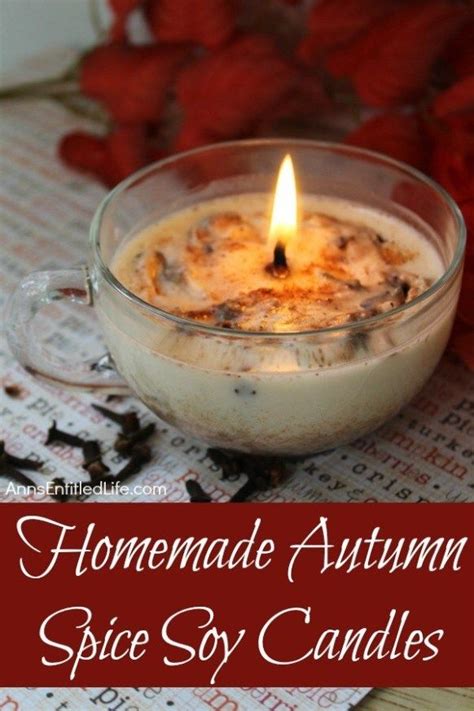 5 Fall Scented Diy Candles Homemade Candles Candles Crafts Diy Candles