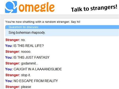 Ifiomegle Talk To Strangers You Re Now Chatting With A Random Stranger Say Hi Question To