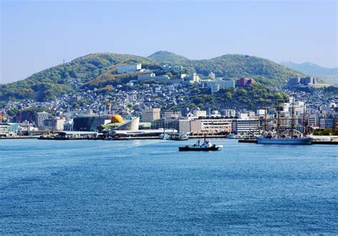 Japan Nagasaki Port Editorial Stock Image Image Of Quay 121064919