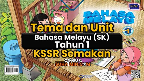 Tema Dan Unit Bahasa Melayu Sk Tahun 1 Kssr Semakan