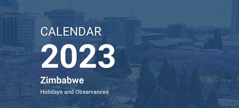 Zimbabwe School Calendar 2023 Get Calendar 2023 Update