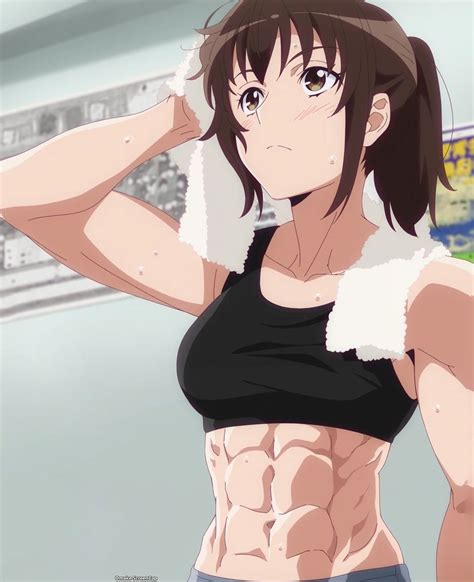 Anime Muscle Girl 4 Kamoi Tsubame By Vajter On Deviantart