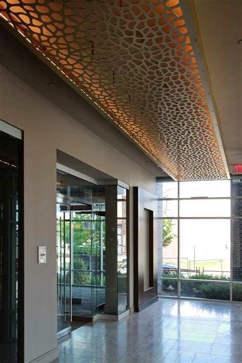 And likewise there are scenes of the sky with clouds and balloons or look of the tree branches overhead. Decorative screen ceiling panels. GOLD aluminum composite ...