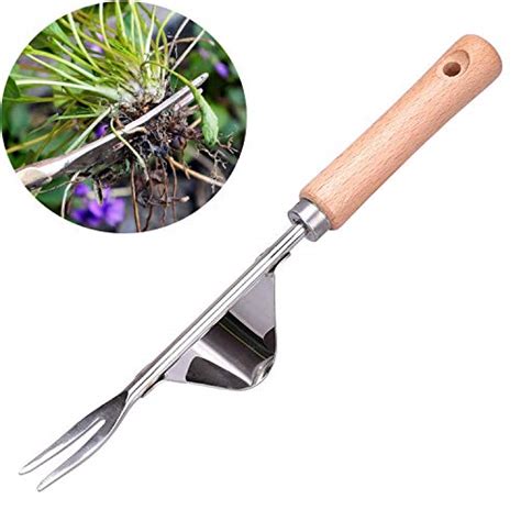 Yxxluyh Hand Weeder Garden Weeding Tool 12 Inch Manual Weeder Rust