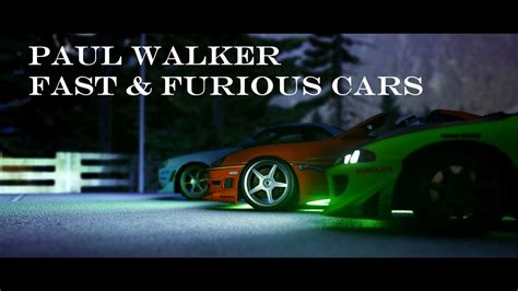 Paul Walker S Fast Furious Cars Assetto Corsa YouTube
