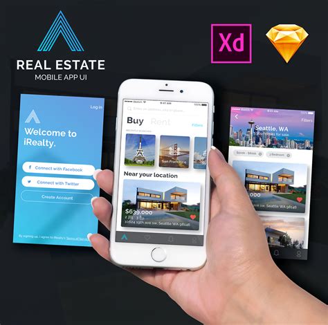 Curated collection of sketch app related articles, plugins and learning resources. Real Estate App UI for Sketch on Behance