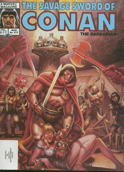Savage Sword Of Conan 122 Marvel Comics Conan Comics War Comics
