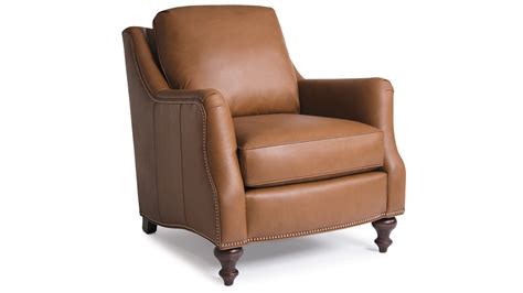 Leather Stationary Chair 263 30l By Smith Brothers At Missouri Furniture