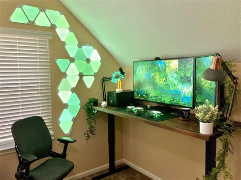 Green Is A Great Color Gaming Room Setup Game Room Design Room Setup