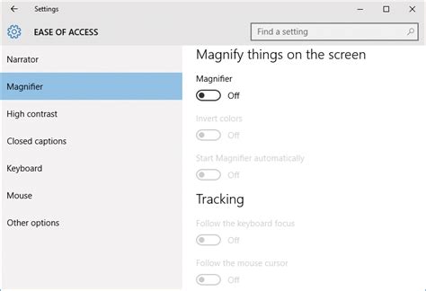 Windows 10 Ease Of Access Options In Easy Steps