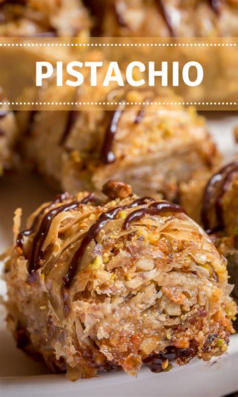 Pistachio Walnut Baklava Rolls Recipes Baklava Recipe Baklava Roll