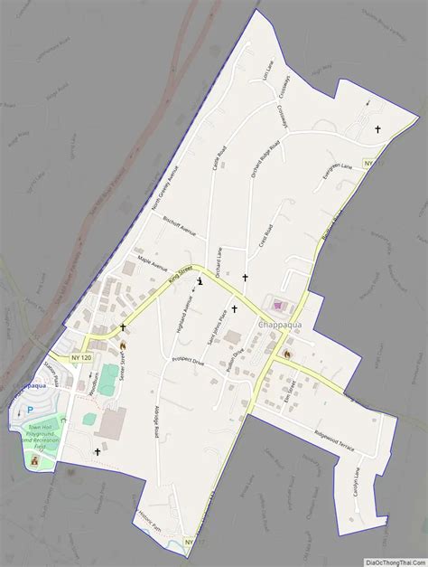 Map Of Chappaqua Cdp