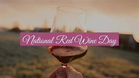 National Red Wine Day Video Template Editable Youtube