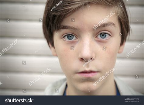 Cropped Closeup Portrait Teenage Boy Stock Photo 223779358 Shutterstock