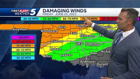 Timeline Severe Storms Damaging Winds Possible Friday Evening In