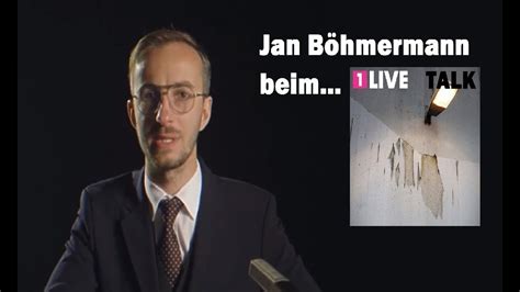 jan böhmermann beim 1live talk 23 10 2013 youtube