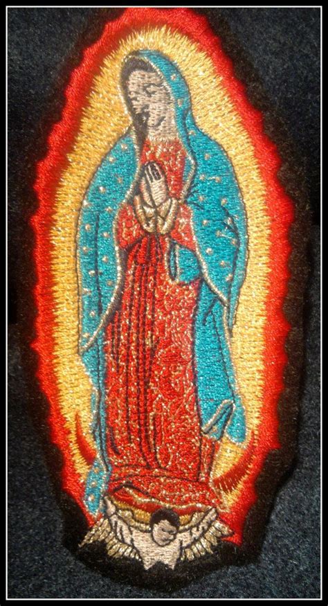 Virgen De Guadalupe Iron On Patch Mexican Folkart Etsy In 2022