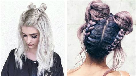 All you need to do is make two thin braids on either side of your head and pin them across the top of your head. Easy party hairstyles for medium hair - Hairstyles for Women