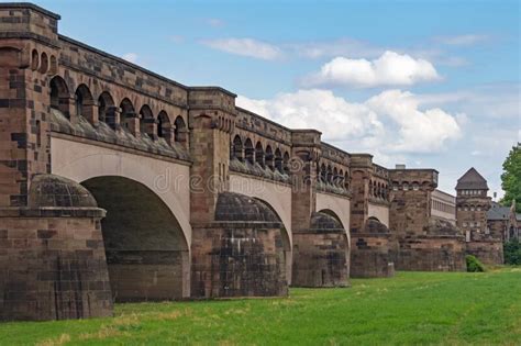 Minden Aqueduct Minden North Rhine Westphalia Germany Europe Stock
