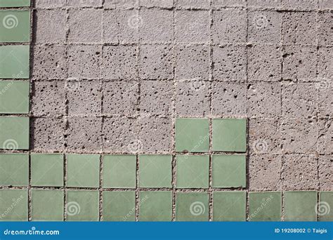 Texture Of The Old Tile Wall Stock Photo Image Of Revetment House