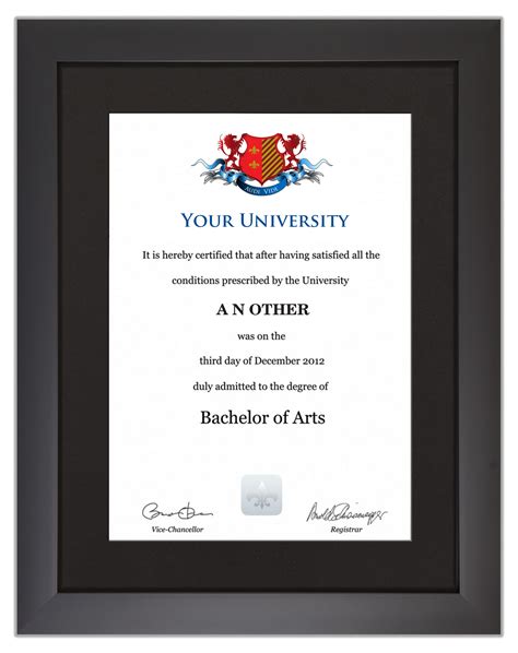 Yes you can get an employment visa with a provisional certificate, however you should present after your final degree certificate is issued. Degree/Certificate Display Frame - Modern Style ...