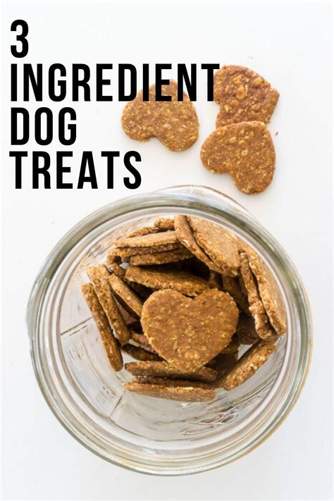 3 Ingredient Dog Treats Recipe · Nourish And Nestle