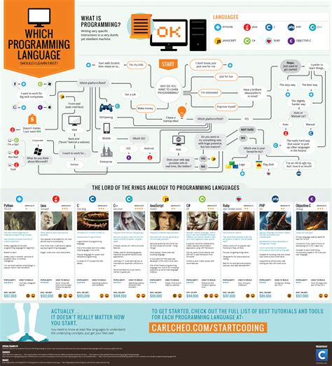 Flowchart Which Programming Language Should I Learn First Daily