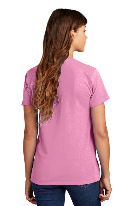 Port And Company Printed Womens Essential Tee T Shirts Queensboro