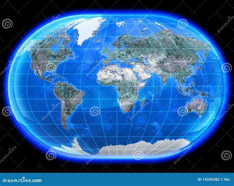 The Mapa Mundi 3d Stock Illustration Illustration Of Multinational