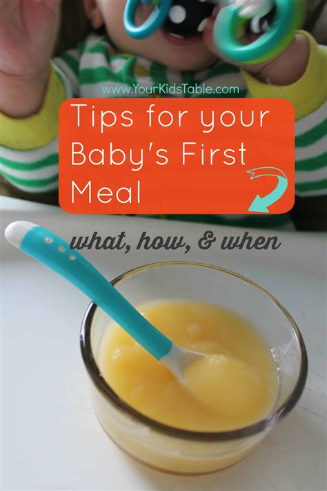 Baby First Food List Mydesignsavvy