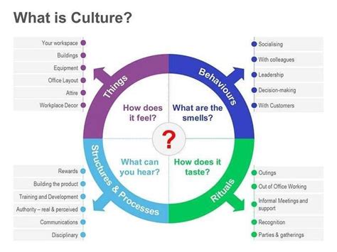 Organizational Culture Diagram Powerpoint Pre Change Management