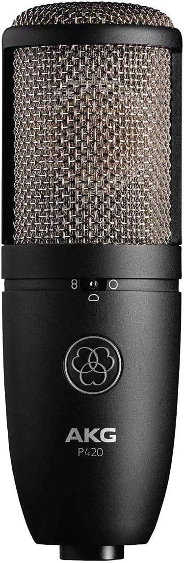 AKG Pro Audio P420 Micrófono Condensador de Doble cápsula Negro