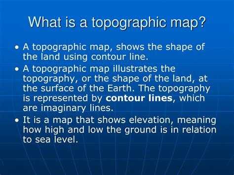 Ppt Topographic Maps Powerpoint Presentation Free Download Id9389003