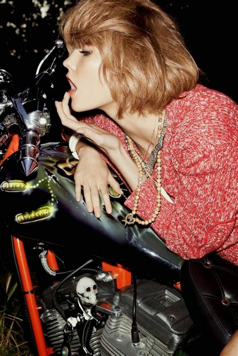 Karlie Kloss Goes Biker Chic For Vogue Paris October 2013 Edition