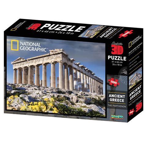 Super 3d National Geographic Ancient Greece 500pc Puzzle Goliath 1
