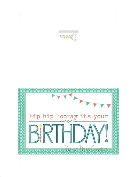 Maybe you would like to learn more about one of these? Happy Birthday Printable Card PDF