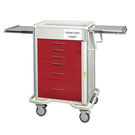 Alimed Select Series 6 Drawer Emergency Cart 27 Drawer Space