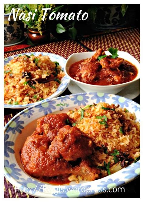 Itu ciri khas nasi ayam. Nasi Tomato With Ayam Masak Merah (番茄饭） | Spicy dishes ...