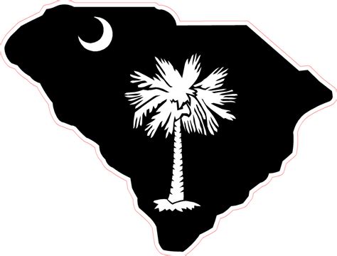 South Carolina State Outline Svg And Png Download