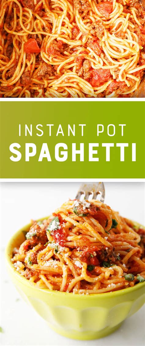 Turn the steam release handle to sealing position. Instant Pot Spaghetti - BEST Instant Pot Spaghetti Recipe!