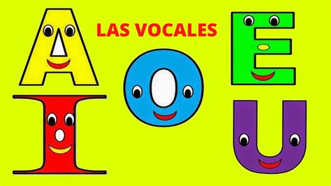 Las Vocales A E I O U Las Vocales En Espa Ol Youtube