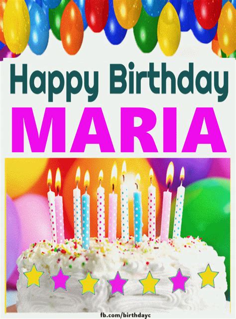Happy Birthday Maria Cake 