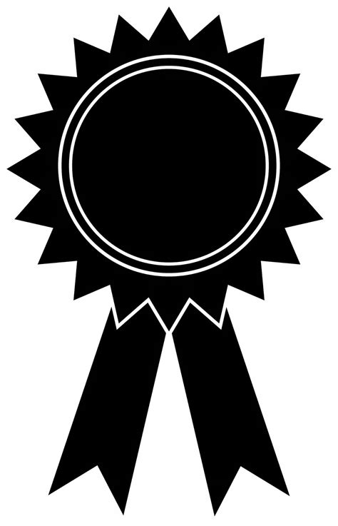 Black Award Ribbon Png Clip Art Library
