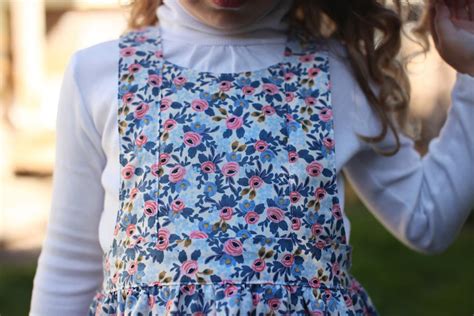 Tui Pinafore Girls Sewing Pattern By Below The Kōwhai Sewing